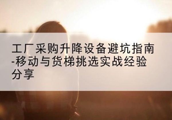 固始移动式升降机怎么选-工厂采购升降设备避坑指南-移动与货梯挑选实战经验分享